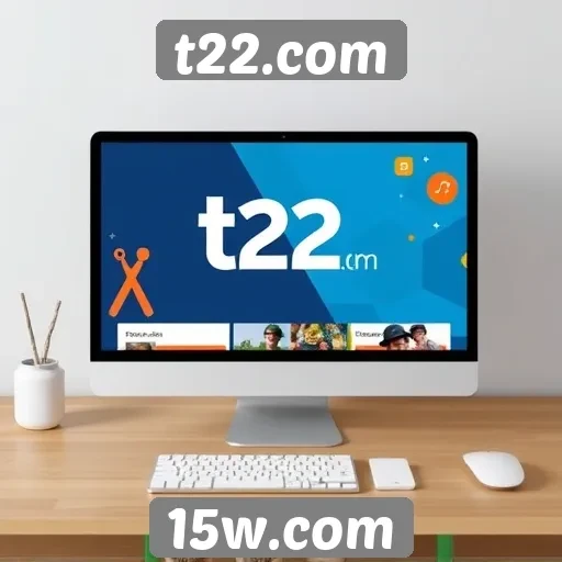 Plataforma t22.com se destaca pela interface amigável